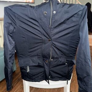 Hollister Navy Blue Coat sz XS